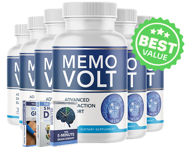 6 bottles of MemoVolt, official seller package image
